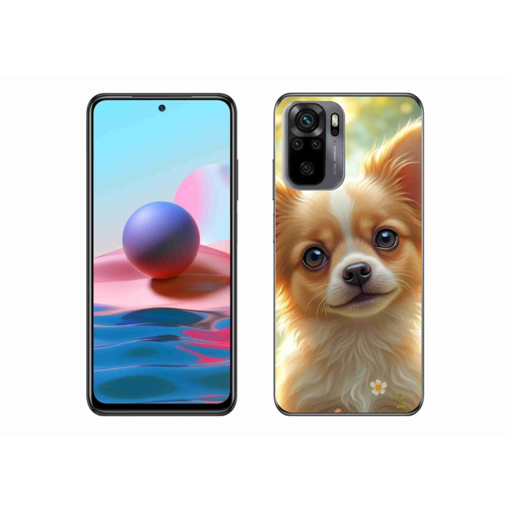 Gél borítás mmCase a Xiaomi Redmi Note 10 - chihuahua 5 számára