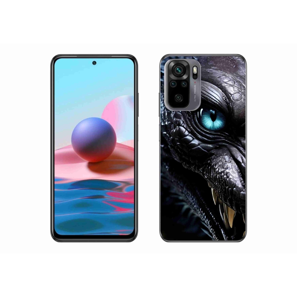 Gél borítás mmCase a Xiaomi Redmi Note 10 készülékhez - sárkány nézet