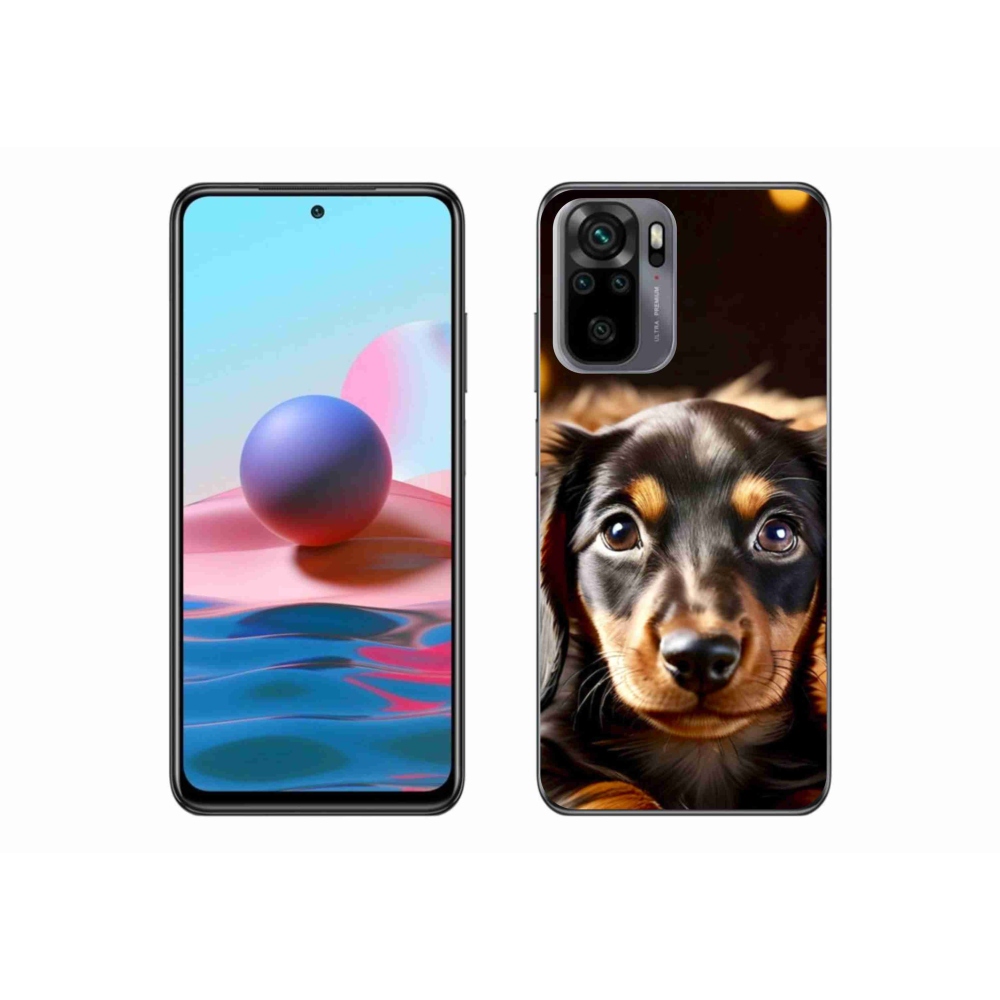 Gél borítás mmCase a Xiaomi Redmi Note 10 készülékhez - tacskó