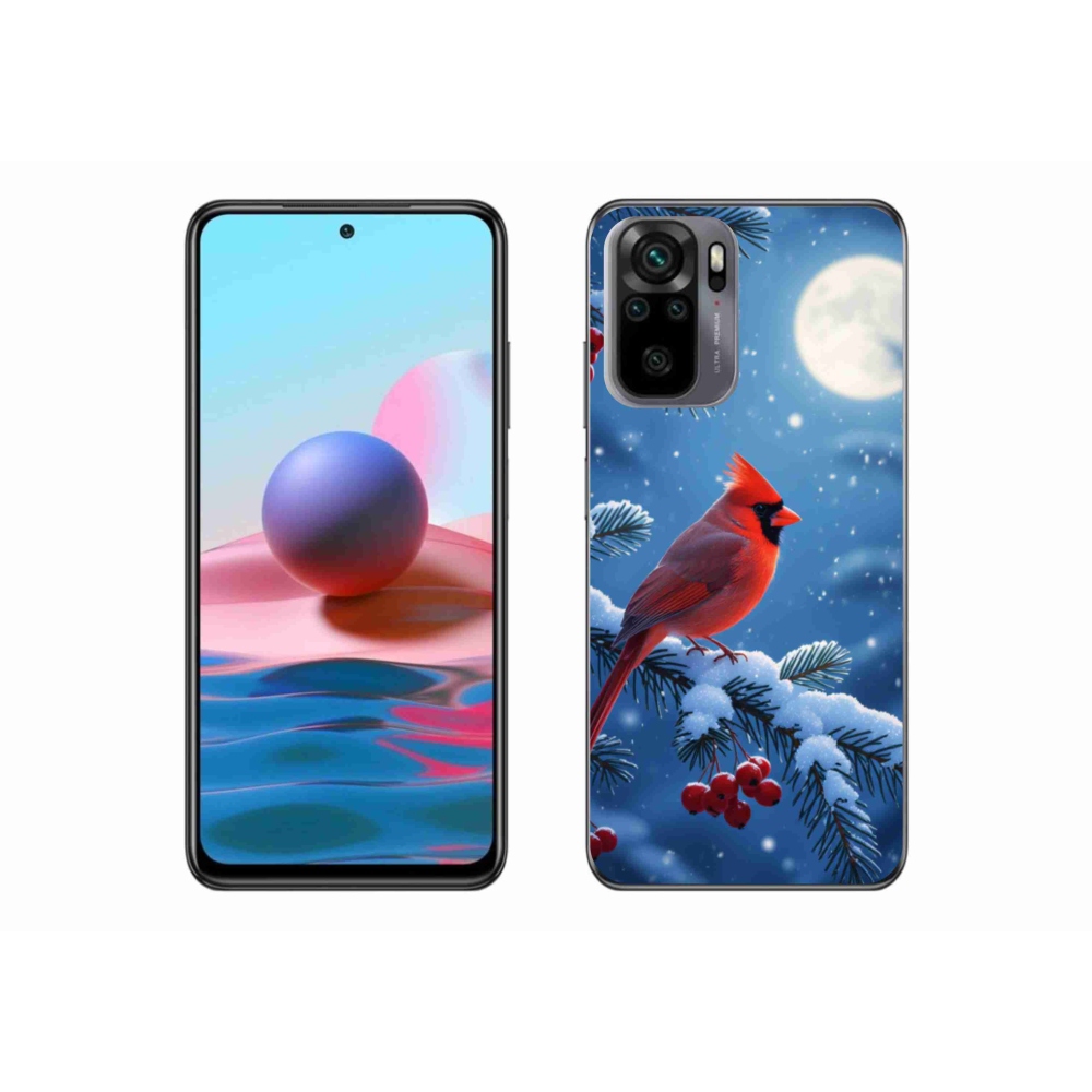Gél borítás mmCase a Xiaomi Redmi Note 10 készülékhez - kardinálpiros színű