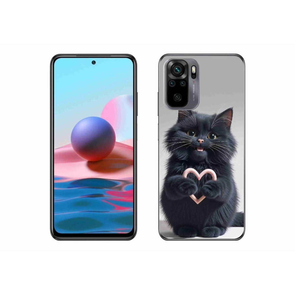 Gél borító mmCase a Xiaomi Redmi Note 10 készülékhez - macskaszerelem 3