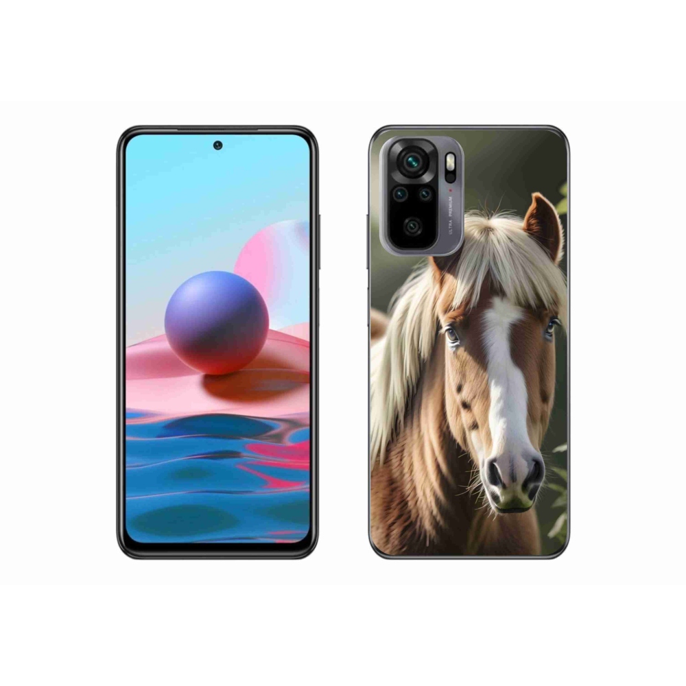 Gél borítás mmCase a Xiaomi Redmi Note 10 készülékhez - ló könnyű sörénnyel