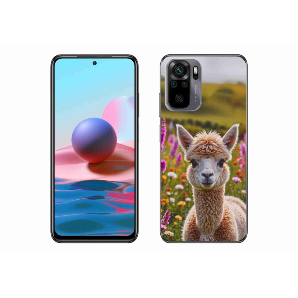 Gél borítás mmCase a Xiaomi Redmi Note 10 készülékhez - láma a réten