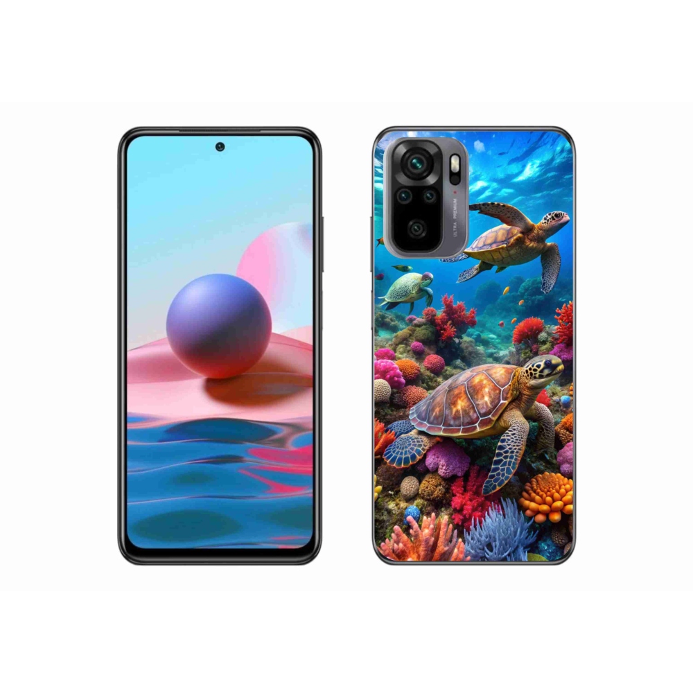 Gél borítás mmCase a Xiaomi Redmi Note 10 készülékhez - Sea World 2