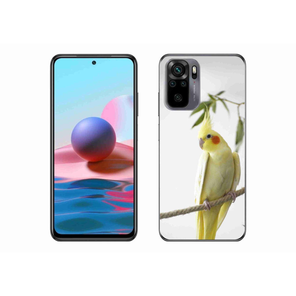 Gél borítás mmCase for Xiaomi Redmi Note 10 - papagáj korela chocholatá