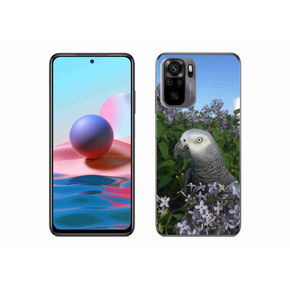 Gél borítás mmCase a Xiaomi Redmi Note 10 készülékhez - papagáj jacko