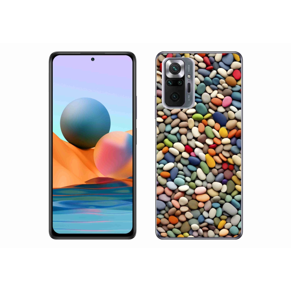 Gél borítás mmCase a Xiaomi Redmi Note 10 Pro készülékhez - színes strasszkövek 2