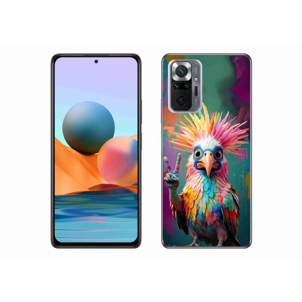 Gél borítás mmCase a Xiaomi Redmi Note 10 Pro készülékhez - színes lázadó