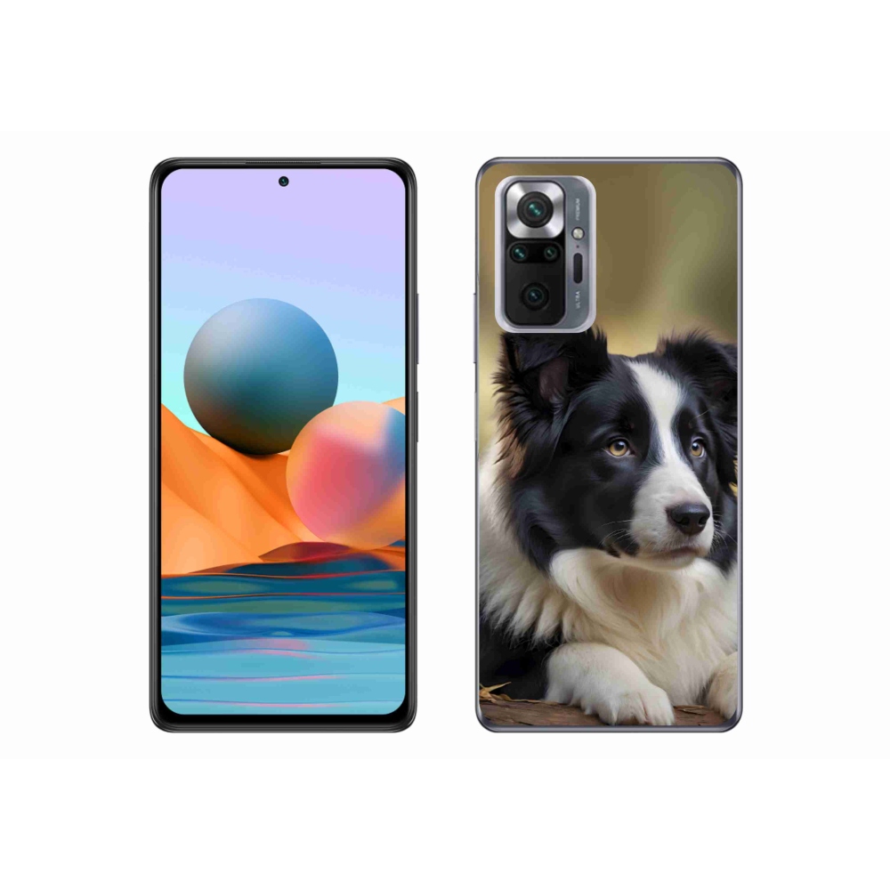 Gél borítás mmCase a Xiaomi Redmi Note 10 Pro számára - border colie 2