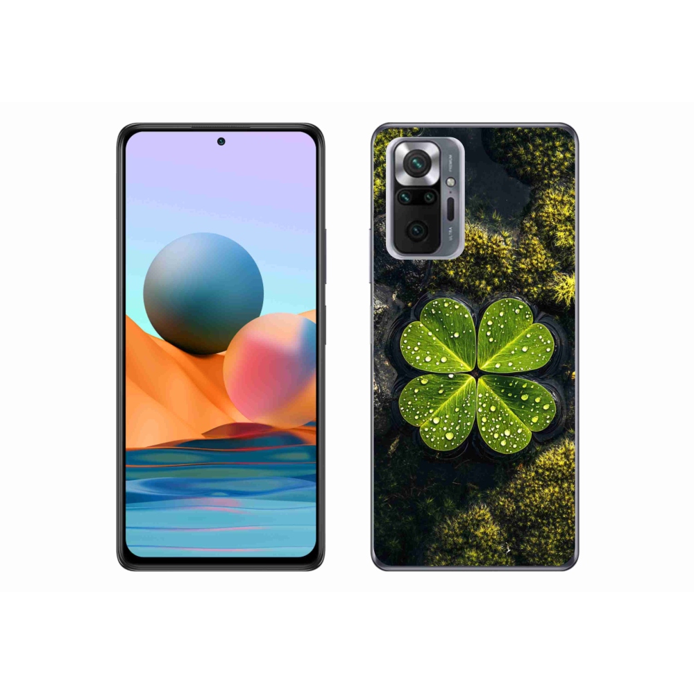 Gél borítás mmCase a Xiaomi Redmi Note 10 Pro számára - négylevelű lóhere