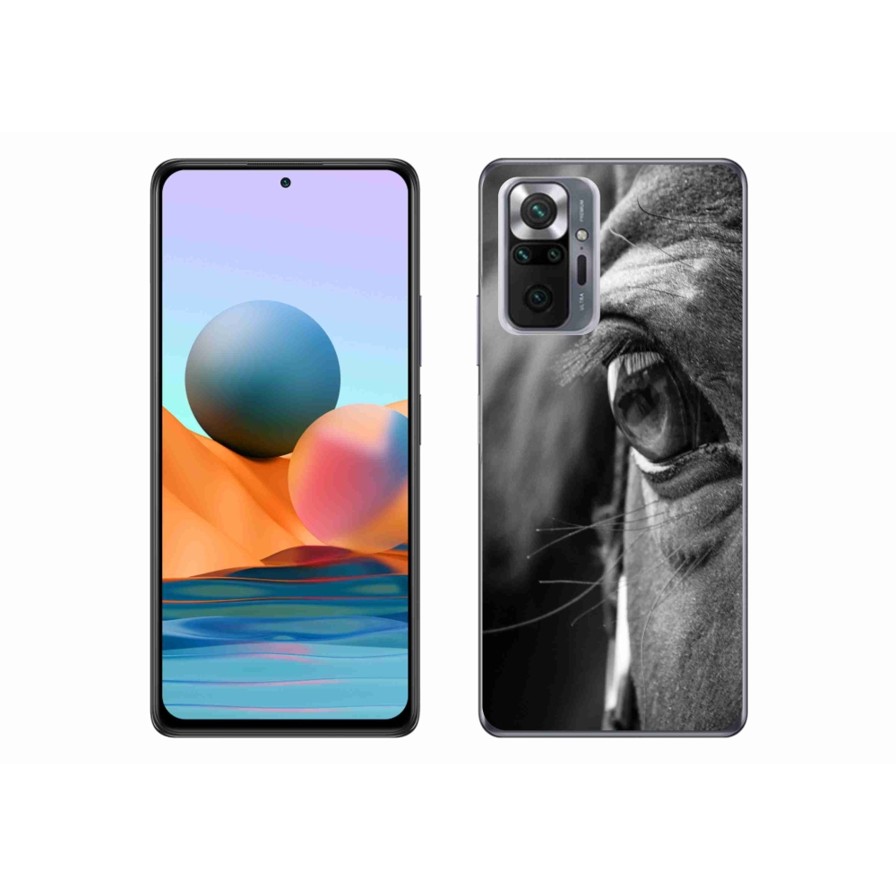 Gél borítás mmCase a Xiaomi Redmi Note 10 Pro számára - ló nézet