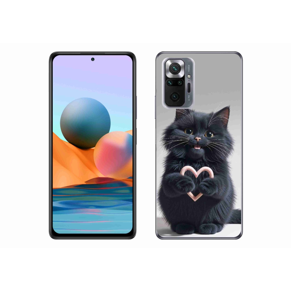 Gél borítás mmCase a Xiaomi Redmi Note 10 Pro készülékhez - macskaszerelem 3
