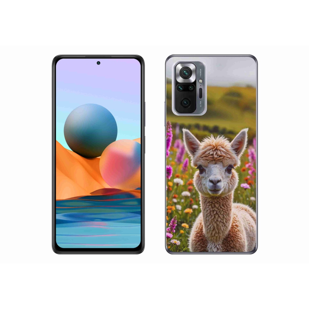 Gél borítás mmCase a Xiaomi Redmi Note 10 Pro számára - láma a réten