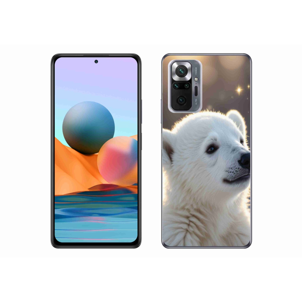 Gél borítás mmCase a Xiaomi Redmi Note 10 Pro készülékhez - jegesmedve