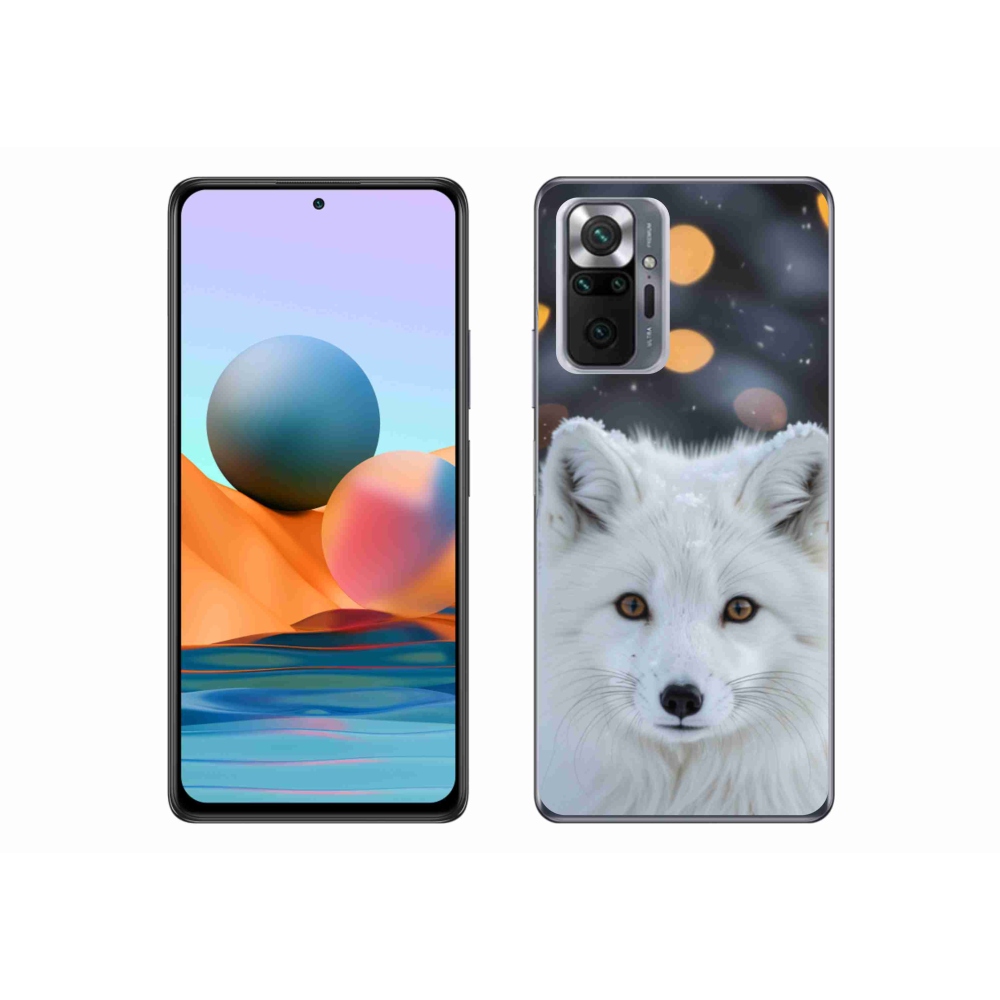 Gél borítás mmCase a Xiaomi Redmi Note 10 Pro készülékhez - polár róka