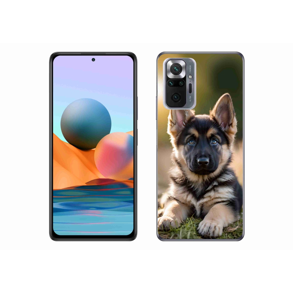 Gél borítás mmCase a Xiaomi Redmi Note 10 Pro készülékhez - Német juhászkutya a természetben