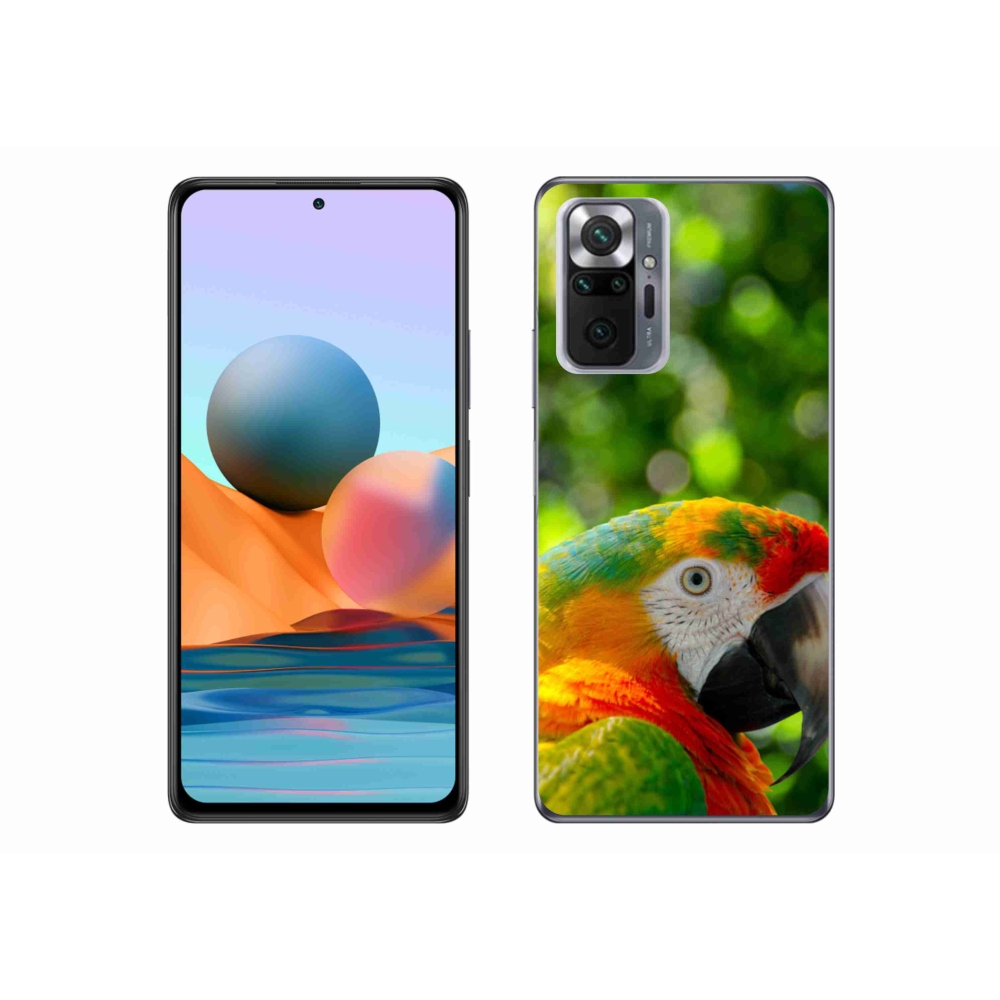 Gél borítás mmCase a Xiaomi Redmi Note 10 Pro készülékhez - papagáj ara 3