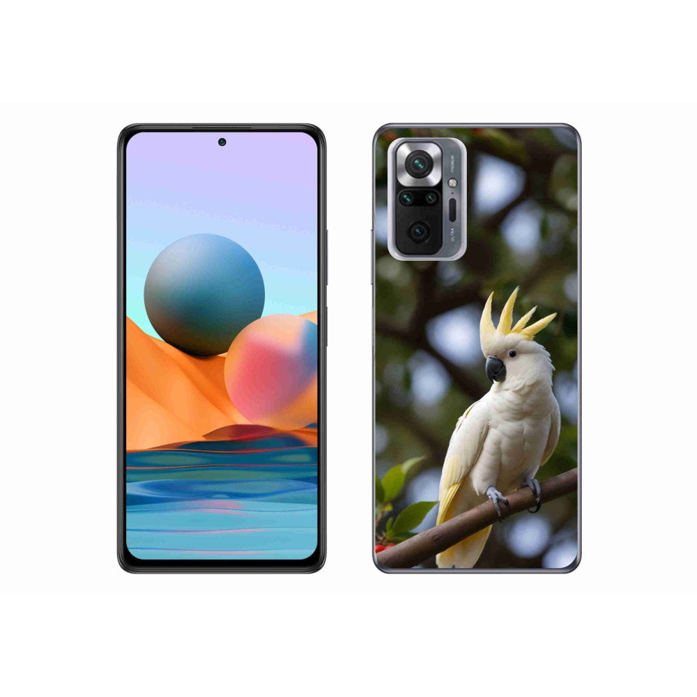 Gél borítás mmCase a Xiaomi Redmi Note 10 Pro készülékhez - papagáj kakadu 3