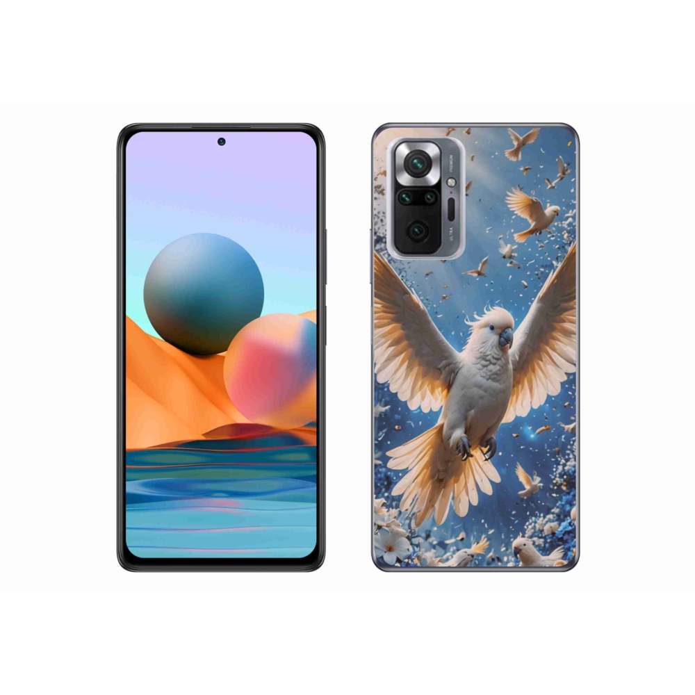 Gél borítás mmCase a Xiaomi Redmi Note 10 Pro készülékhez - papagáj kakadu