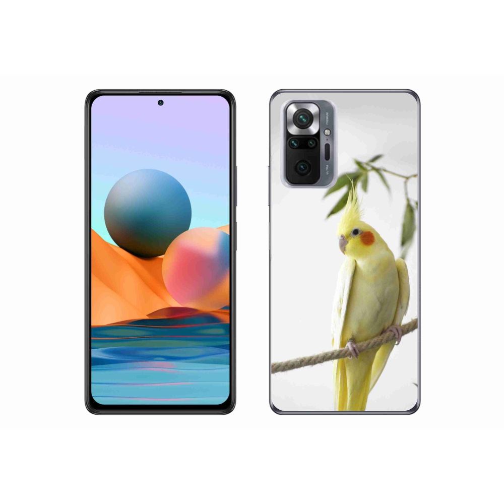 Gél borítás mmCase for Xiaomi Redmi Note 10 Pro - papagáj korela chocholatá