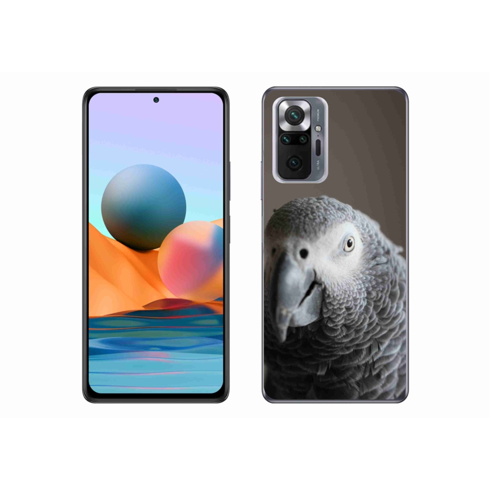 Gél borítás mmCase a Xiaomi Redmi Note 10 Pro készülékhez - papagáj jacko 2