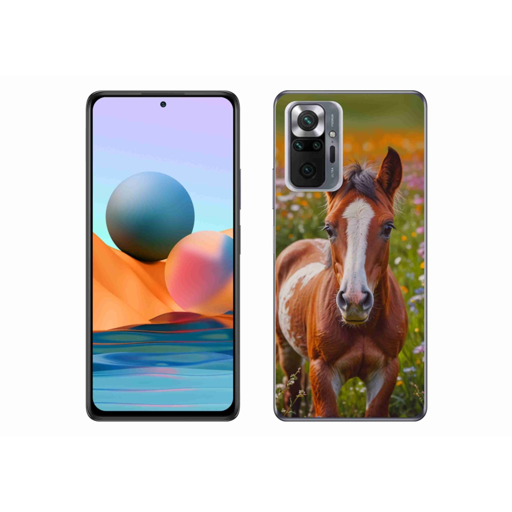 Gél borítás mmCase a Xiaomi Redmi Note 10 Pro számára - aranyos csikócsikó