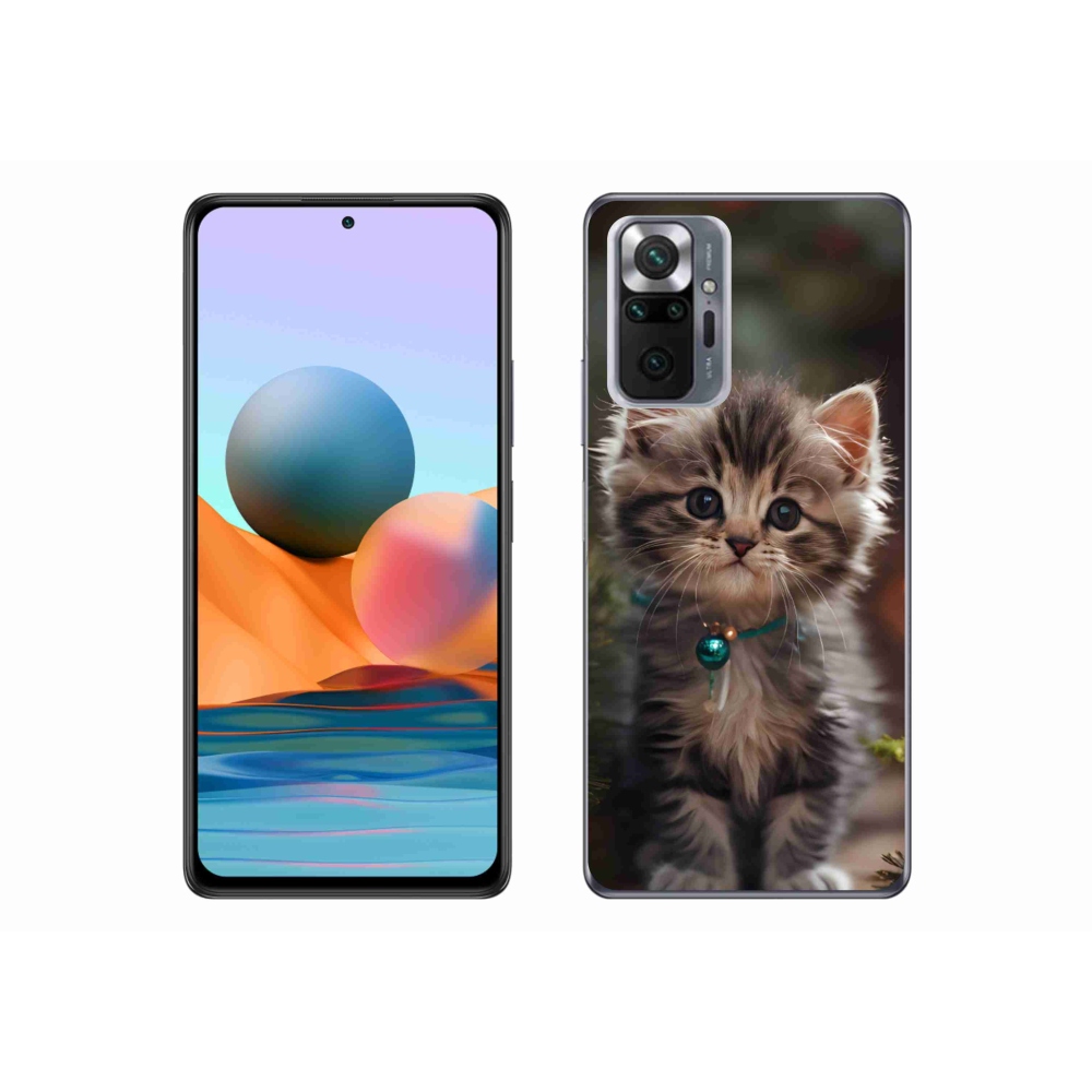 Gél borítás mmCase a Xiaomi Redmi Note 10 Pro számára - aranyos cica 11