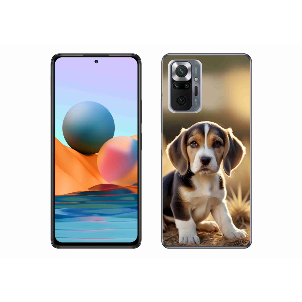 Gél borítás mmCase a Xiaomi Redmi Note 10 Pro készülékhez - aranyos bézs színű