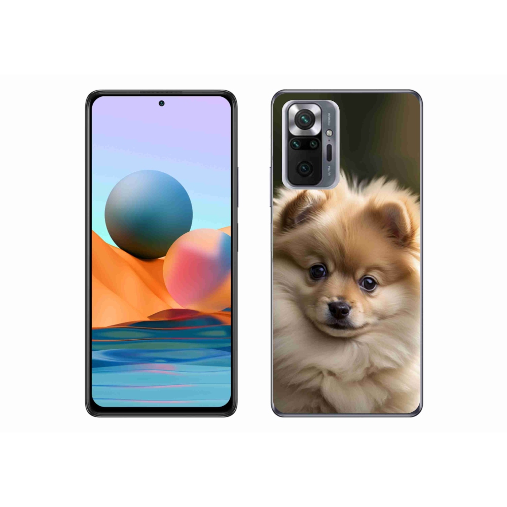 Gél borítás mmCase a Xiaomi Redmi Note 10 Pro-hoz - aranyos pomerániai 2