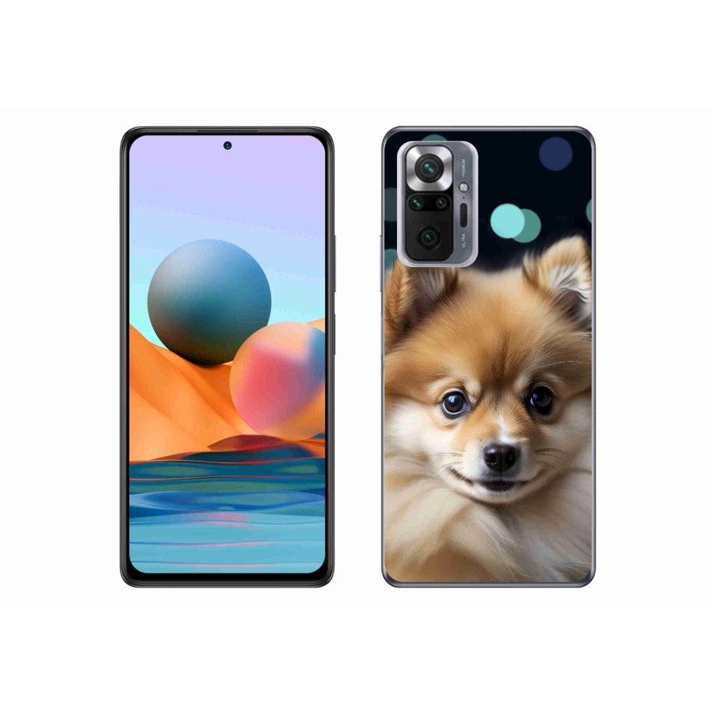 Gél borítás mmCase a Xiaomi Redmi Note 10 Pro számára - aranyos pomerániai állat