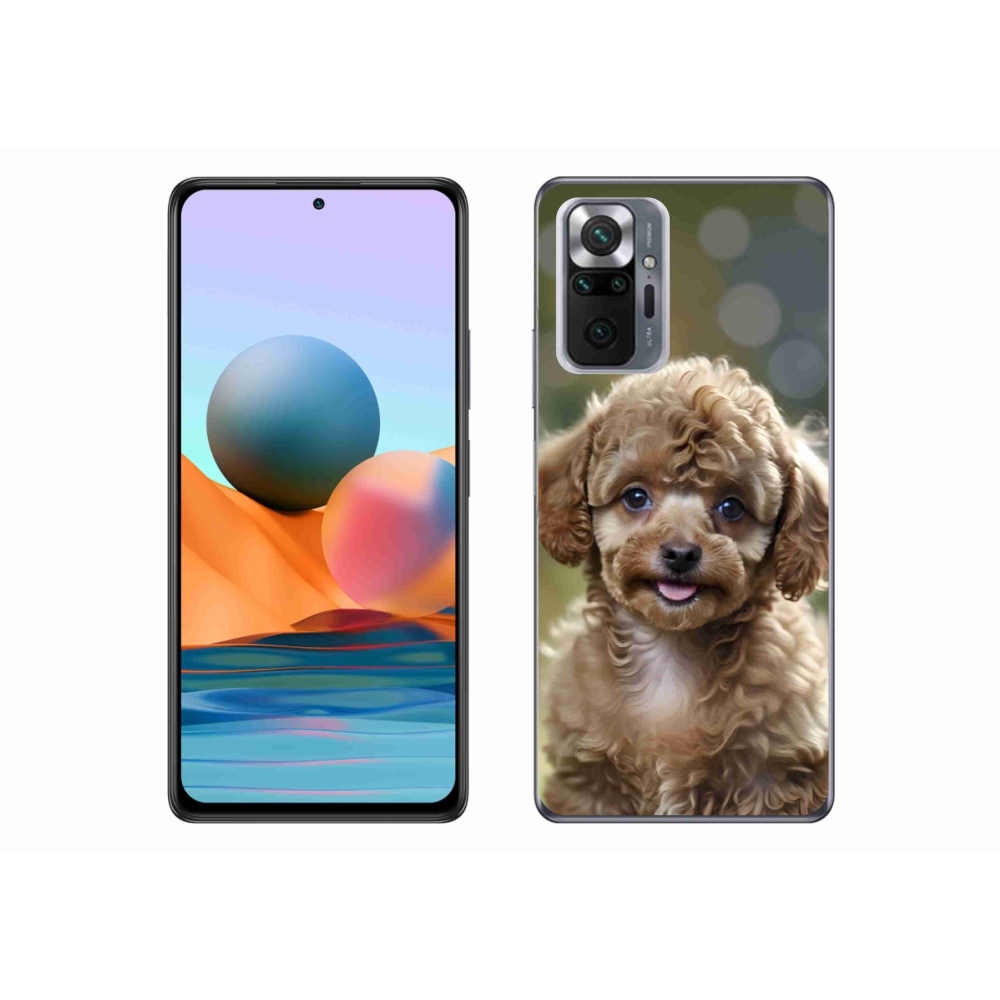Gél borítás mmCase a Xiaomi Redmi Note 10 Pro számára - aranyos uszkár