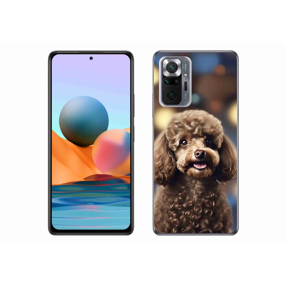 Gél borítás mmCase a Xiaomi Redmi Note 10 Pro számára - aranyos uszkár