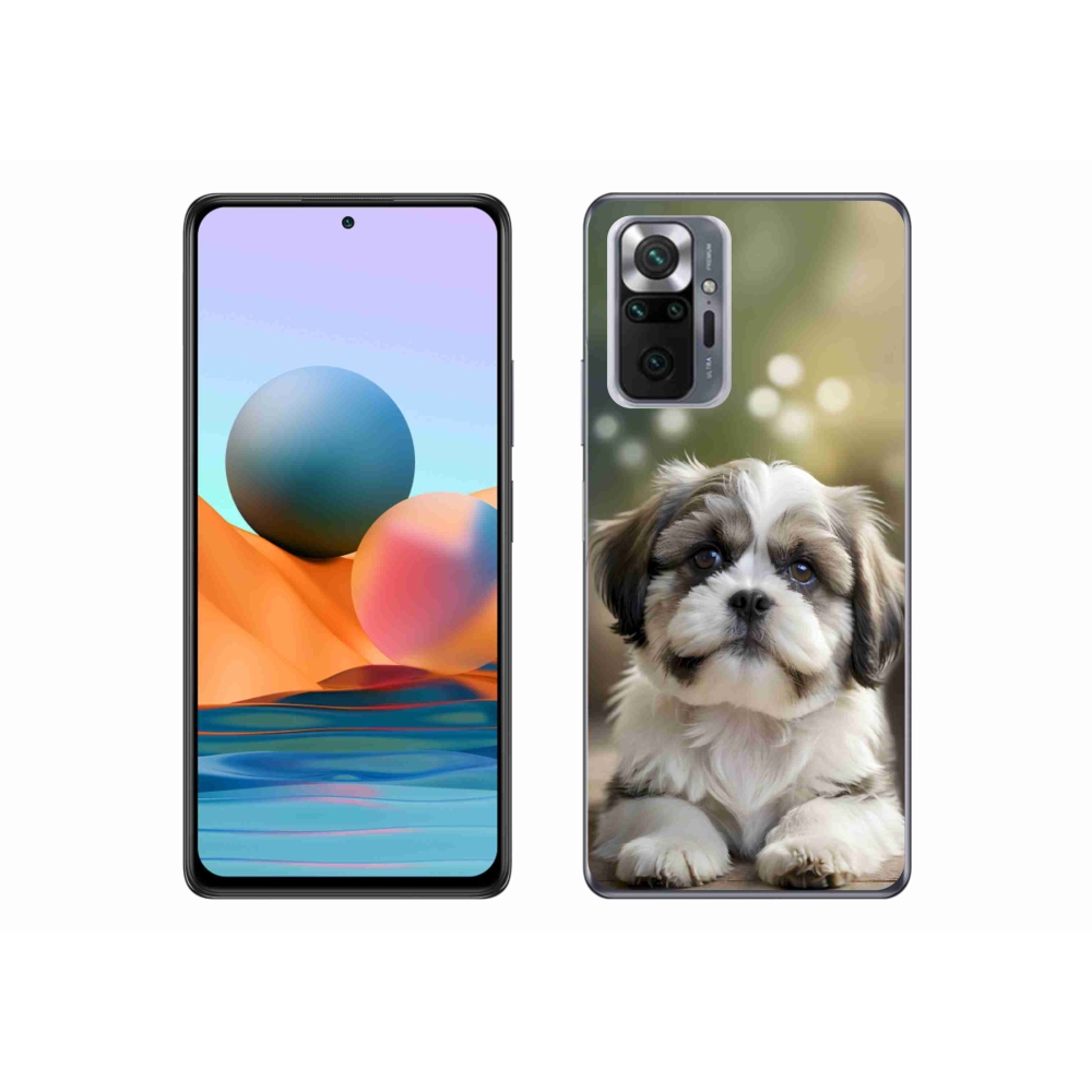 Gél borítás mmCase a Xiaomi Redmi Note 10 Pro számára - aranyos shih-tzu
