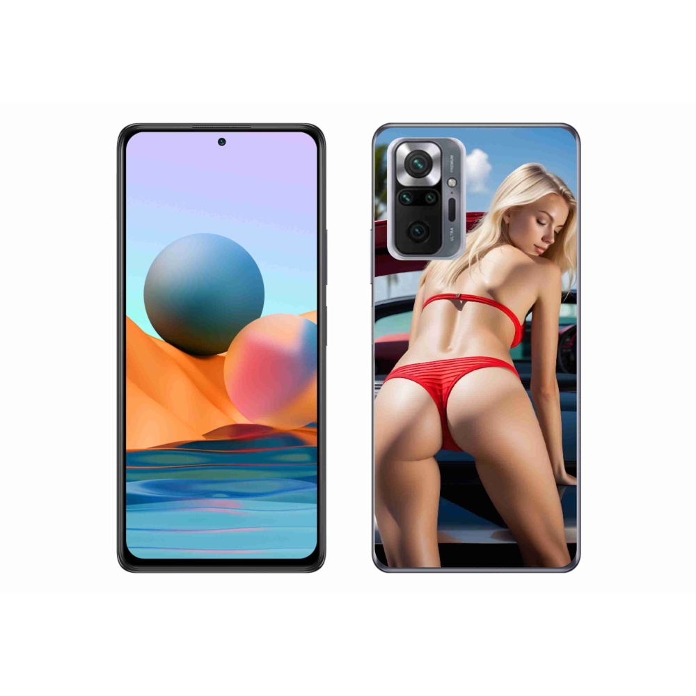 Gél borítás mmCase a Xiaomi Redmi Note 10 Pro-hoz - szexi nő 2