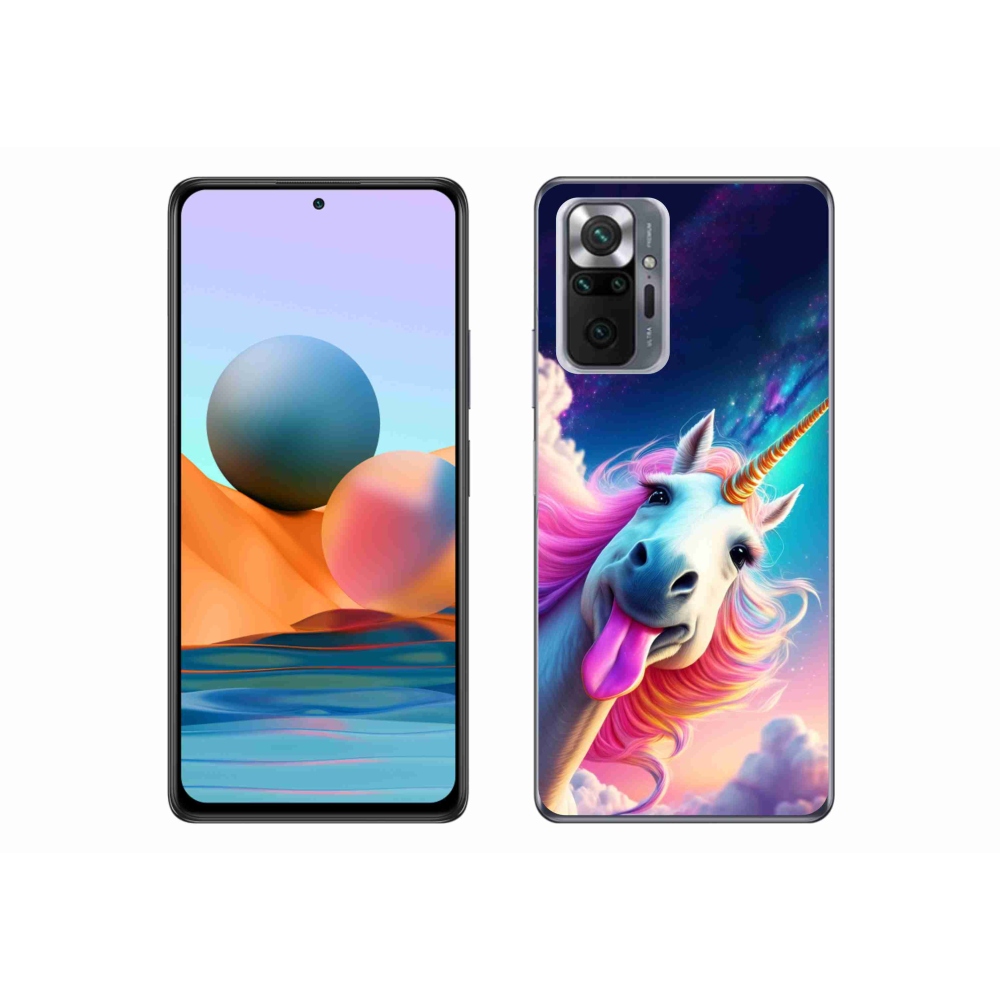 Gél borítás mmCase a Xiaomi Redmi Note 10 Pro számára - őrült egyszarvú
