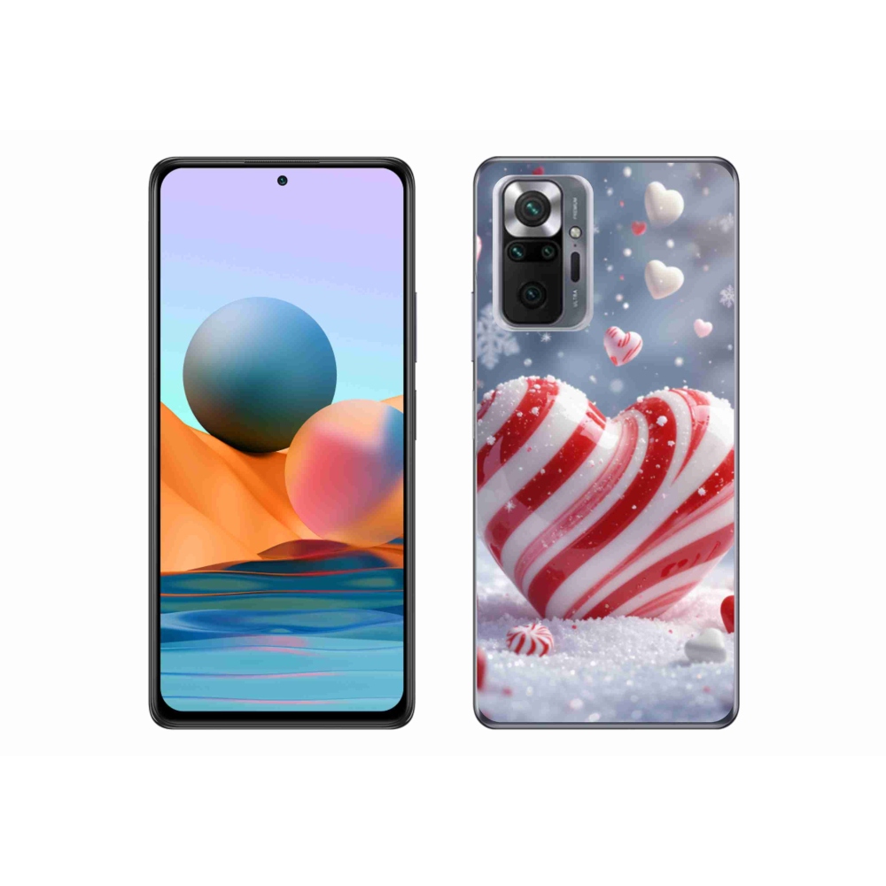 Gél borítás mmCase a Xiaomi Redmi Note 10 Pro készülékhez - édes szívecske