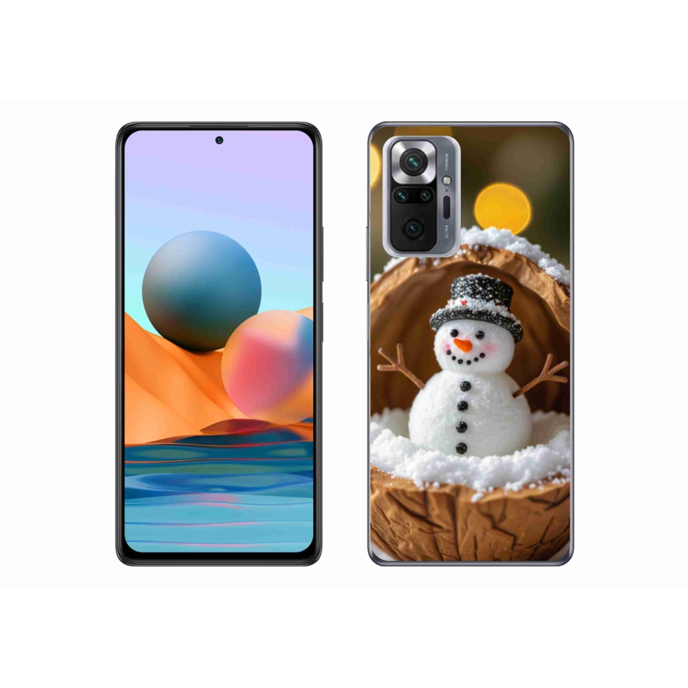 Gél borítás mmCase a Xiaomi Redmi Note 10 Pro készülékhez - hóember 4
