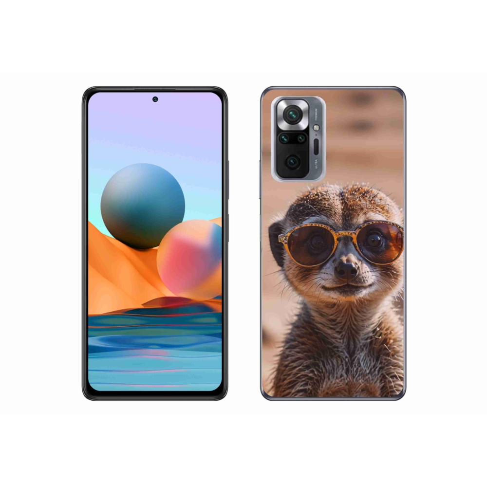 Gél borítás mmCase a Xiaomi Redmi Note 10 Pro számára - stílusos surikata