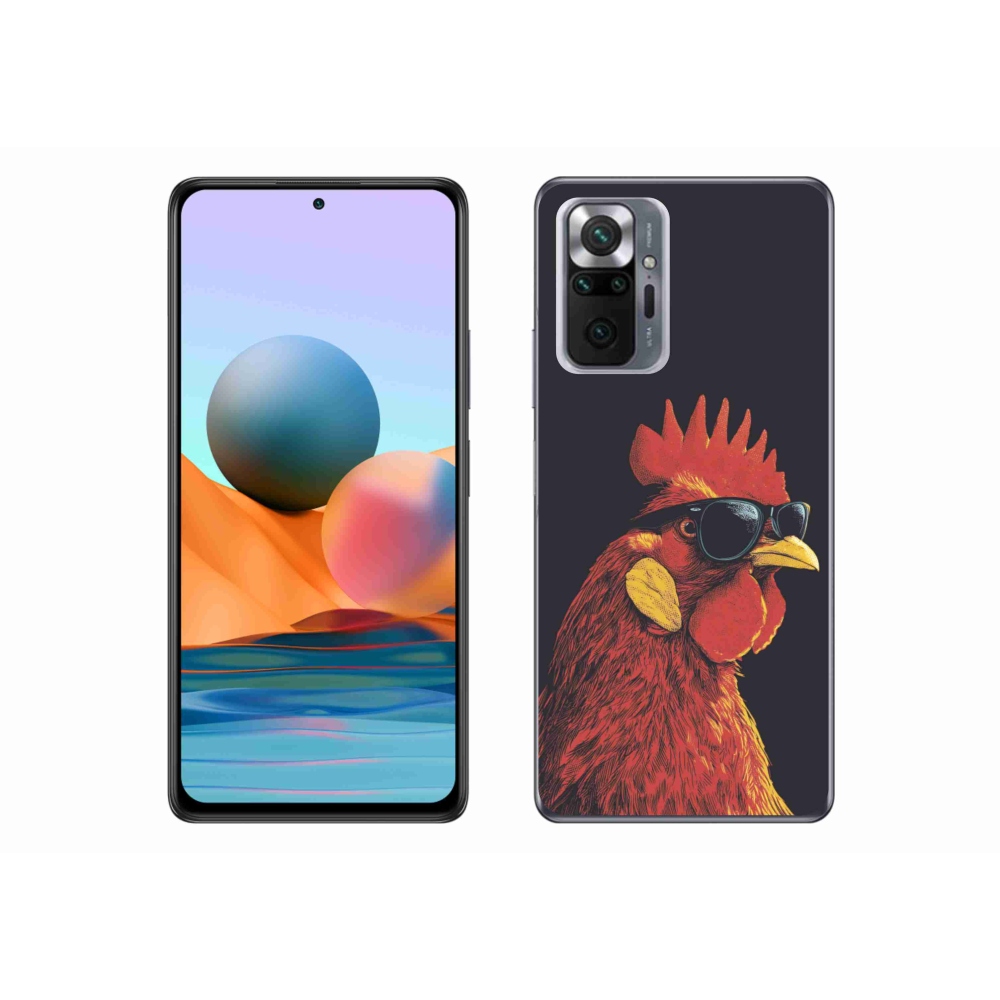Gél borítás mmCase a Xiaomi Redmi Note 10 Pro számára - stílusos kakas