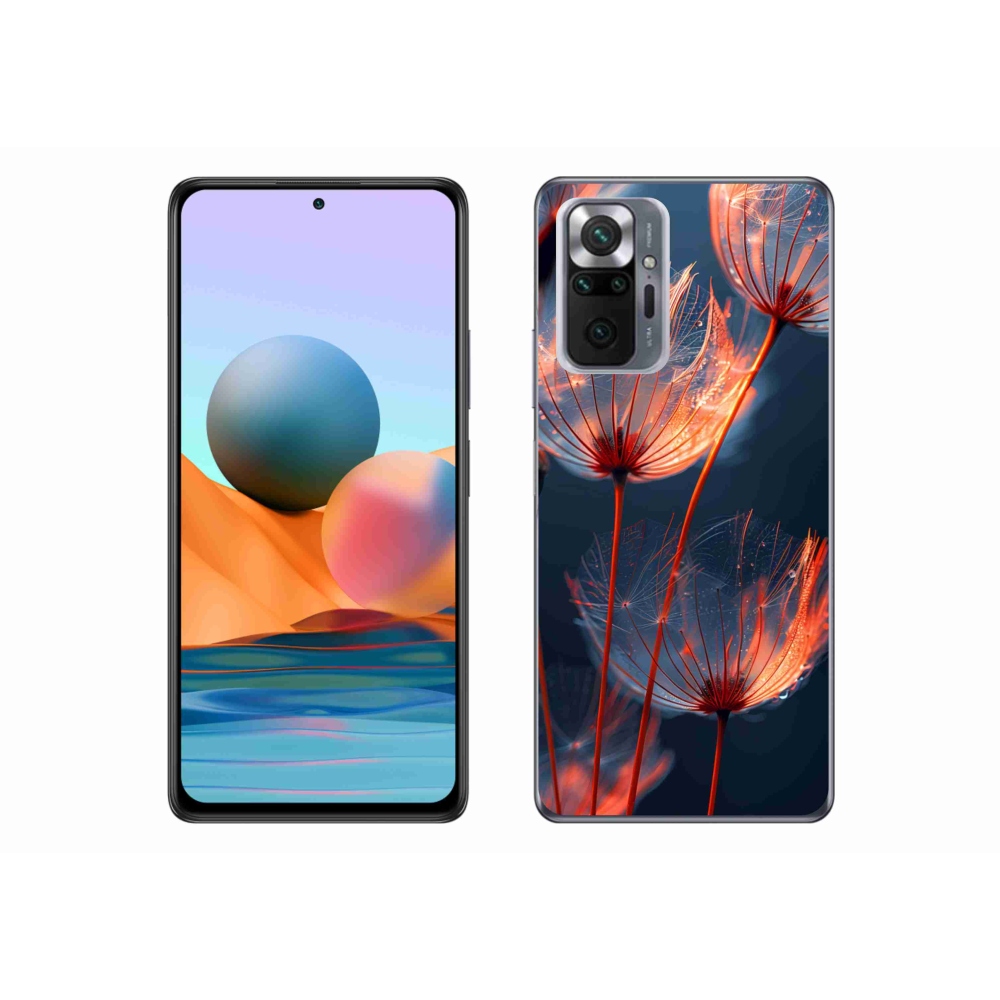 Gél borítás mmCase a Xiaomi Redmi Note 10 Pro számára - világító pehely