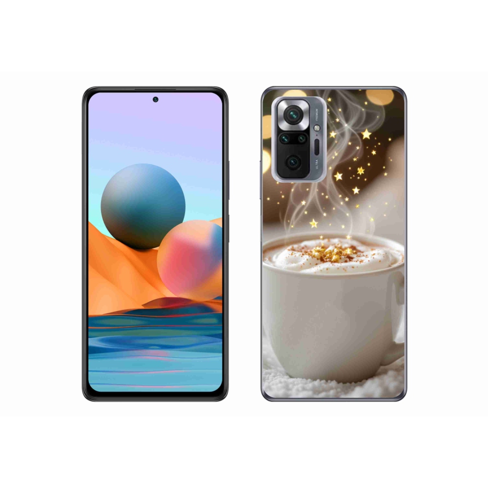 Gél borítás mmCase a Xiaomi Redmi Note 10 Pro számára - Karácsonyi forró ital