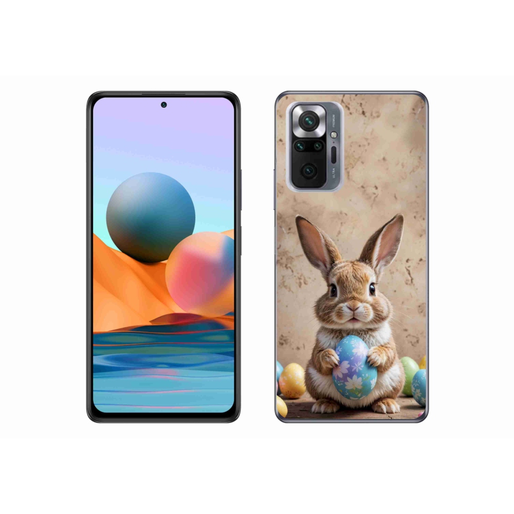 Gél borítás mmCase a Xiaomi Redmi Note 10 Pro számára - Húsvéti nyuszi