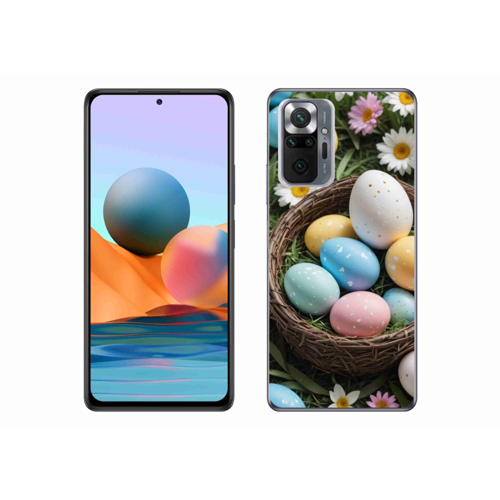 Gél borítás mmCase a Xiaomi Redmi Note 10 Pro készülékhez - Húsvéti tojások 2
