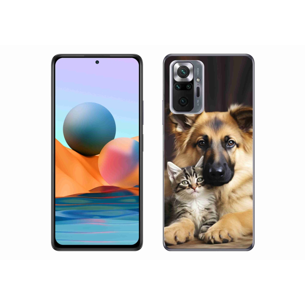 Gél borítás mmCase a Xiaomi Redmi Note 10 Pro számára - állatbarátság