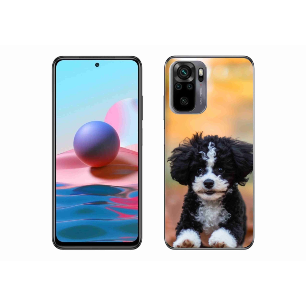 Gél borítás mmCase a Xiaomi Redmi Note 10 készülékhez - aranyos kiskutya 2