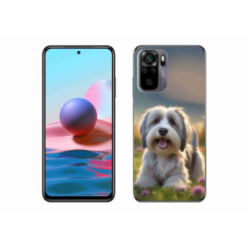 Gél borítás mmCase a Xiaomi Redmi Note 10 számára - aranyos Havanna kutya