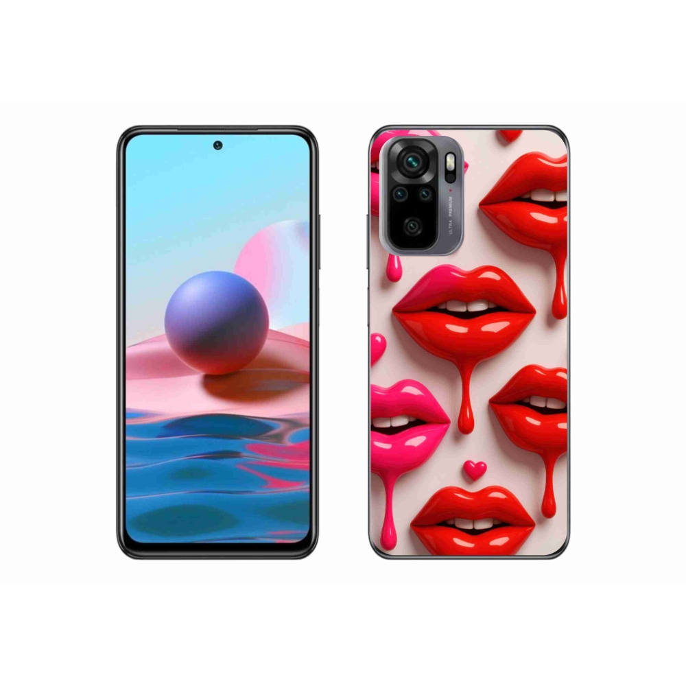Gél borítás mmCase a Xiaomi Redmi Note 10 - ajkak 2