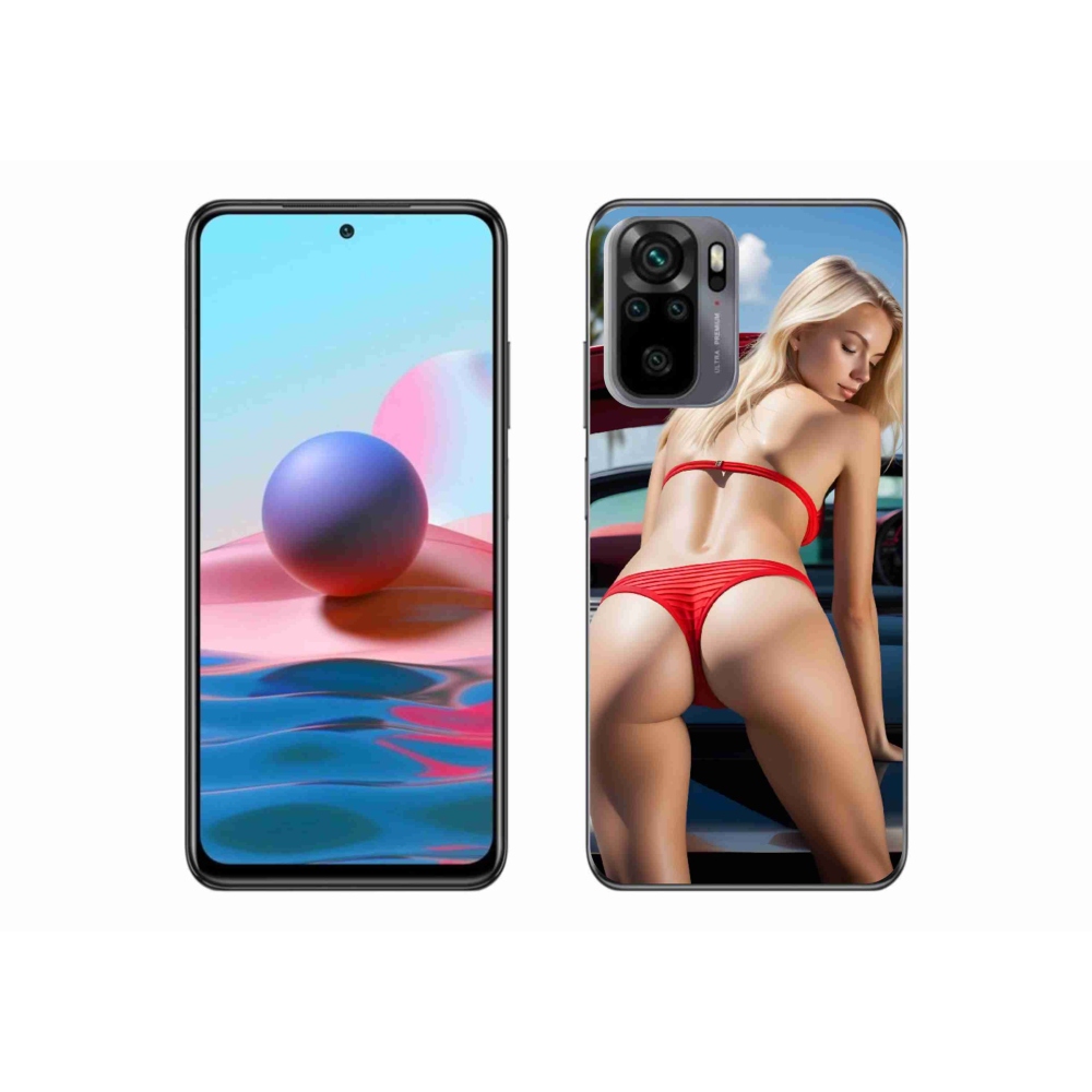 Gél borító mmCase a Xiaomi Redmi Note 10 - szexi nő 2