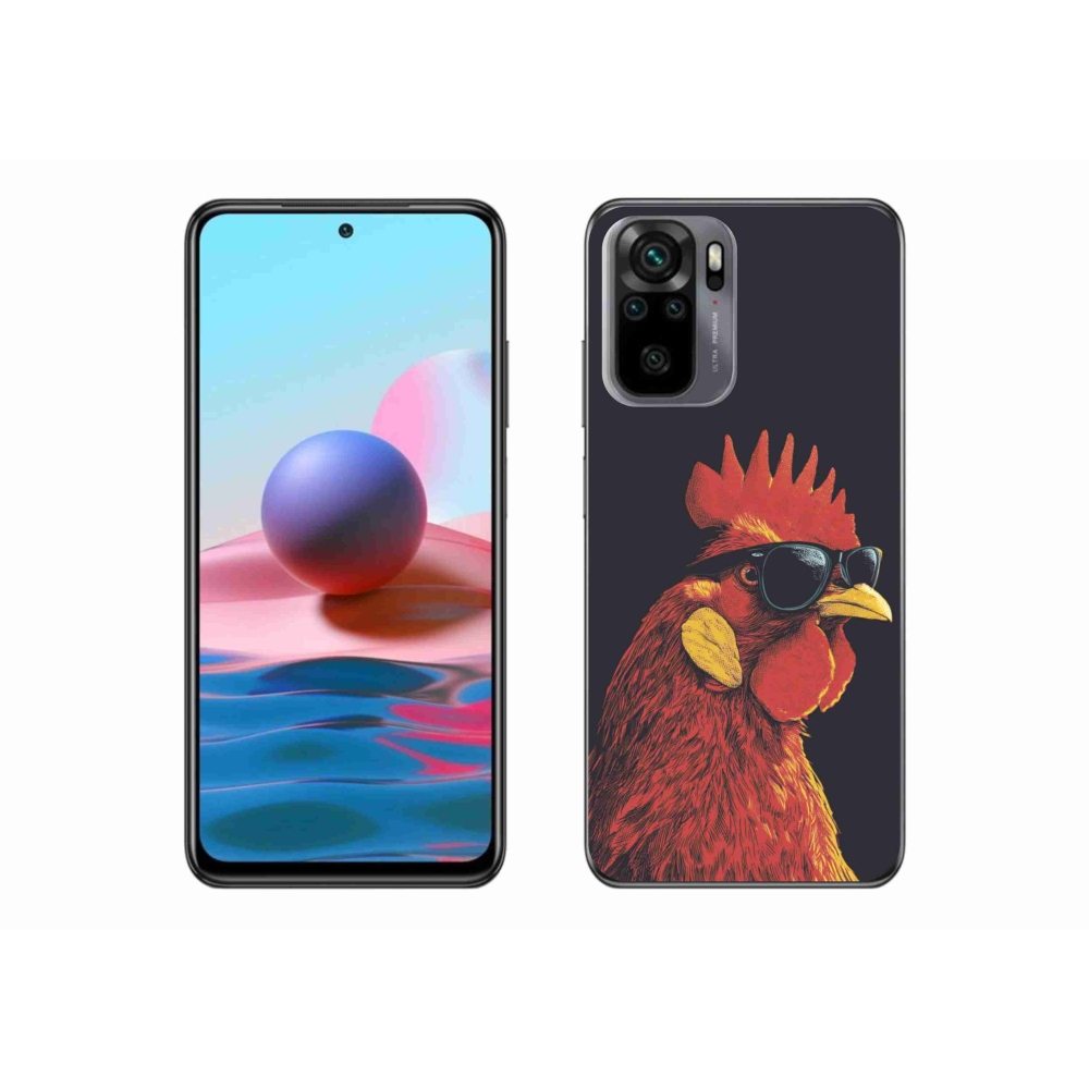 Gél borítás mmCase a Xiaomi Redmi Note 10 számára - stílusos kakas