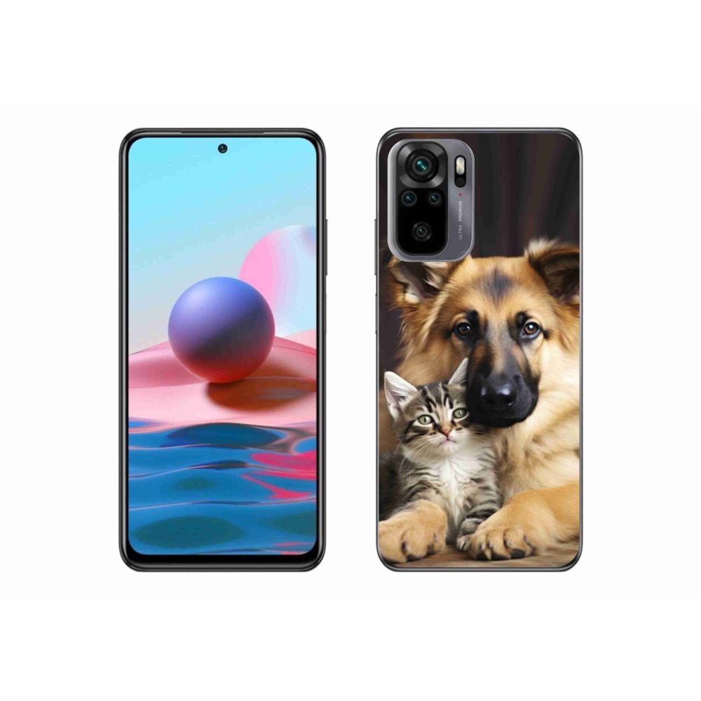 Gél borító mmCase a Xiaomi Redmi Note 10 - állat barátsághoz